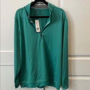 Adidas Classic Club 1/4 Quarter-Zip Pullover Veraut size xl